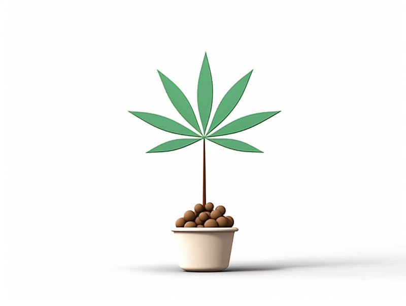 Eine minimalistische, geometrische Darstellung eines wachsenden Cannabispflanzensprösslings. Es steht für das Gründen eines neuen Aufstrebenden Clubs in Esslingen am Neckar.